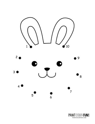 Easter bunny coloring page at PrintColorFun com 5