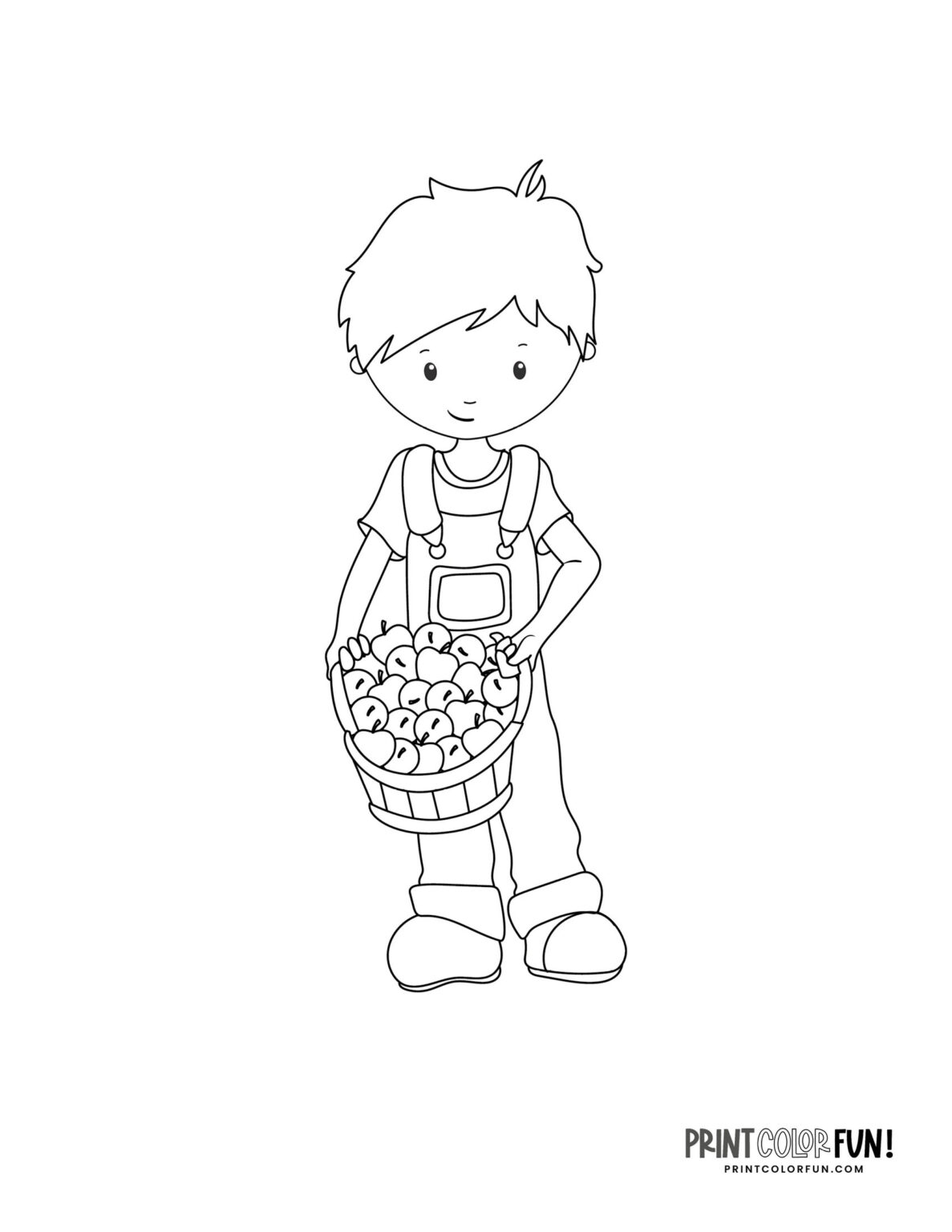 23 Apple Clipart & Coloring Pages To Celebrate The Autumn Apple Season 