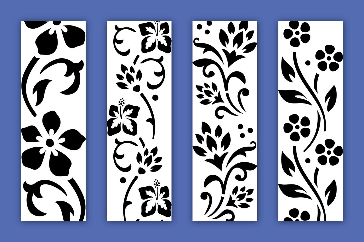 10 Free Flower Stencil Designs For Printing Craft Projects At PrintColorFun