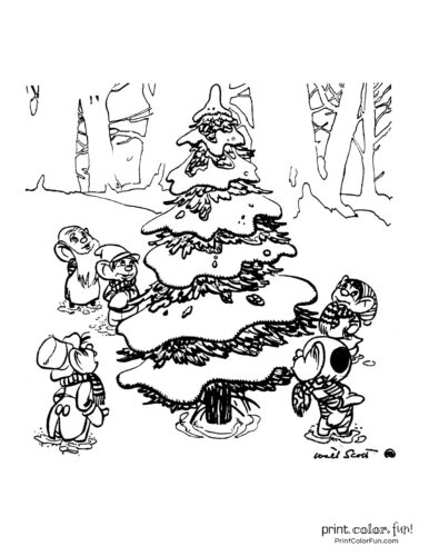 cars christmas coloring page