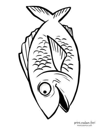 top 100 fish coloring pages cute free printables print color fun