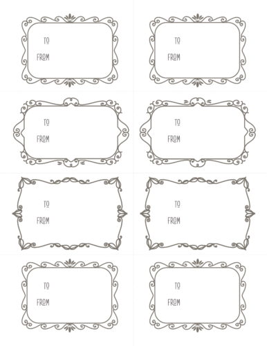 fancy gift tag template