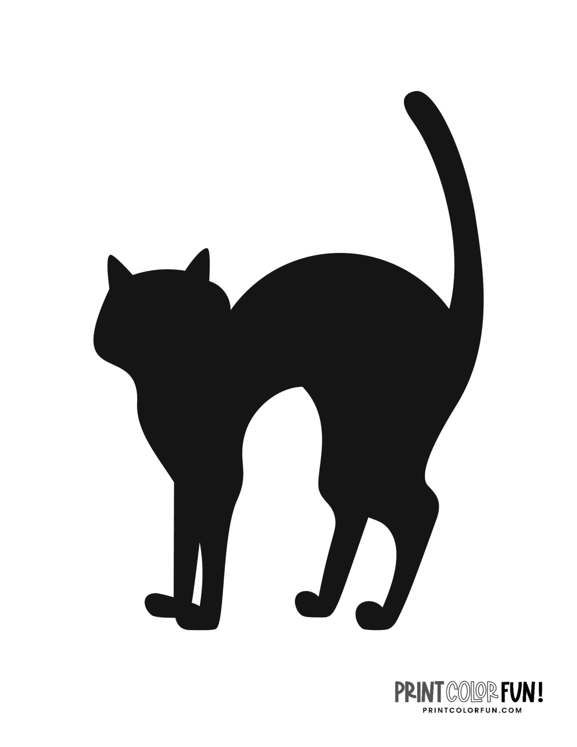 Black cat pumpkin carving stencils: 5 cats for Halloween, at ...