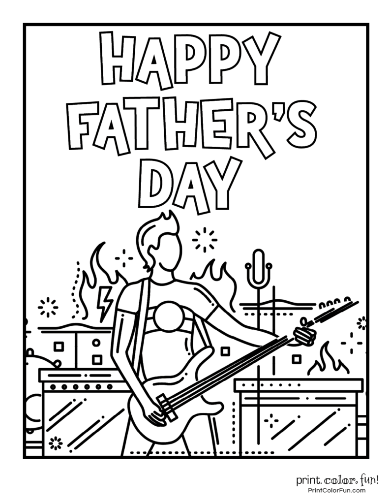 16 free printable fathers day coloring pages print color fun