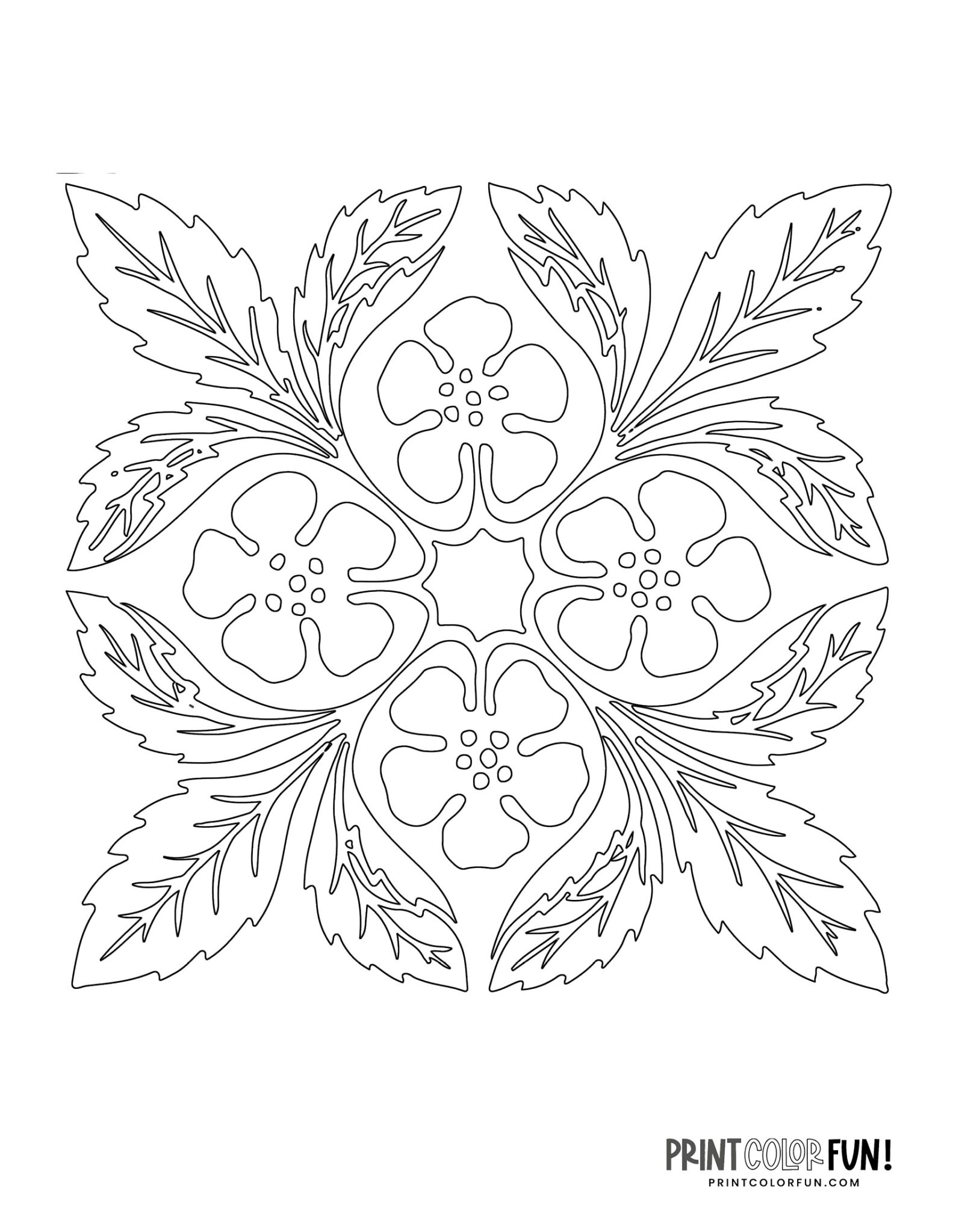 Printable Hawaiian Quilt Stencils
