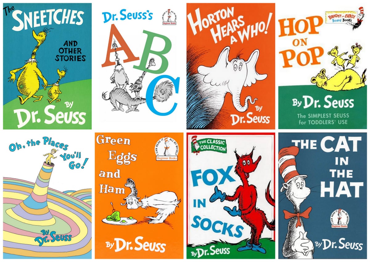 How children's author Dr Seuss became an icon, at PrintColorFun.com