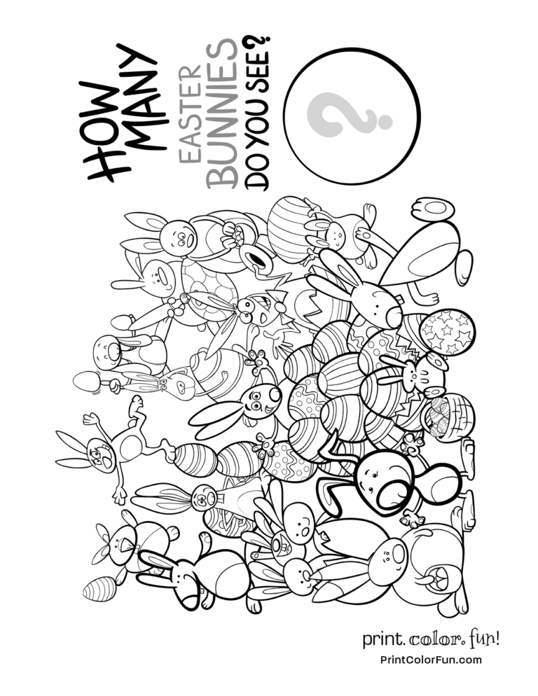 Download Easter Bunny Print Color Fun Free Printables Coloring Pages Crafts Puzzles Cards To Print
