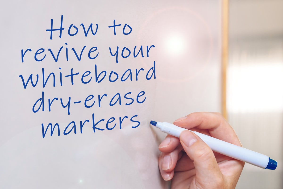 How to revive a whiteboard dry-erase marker pen