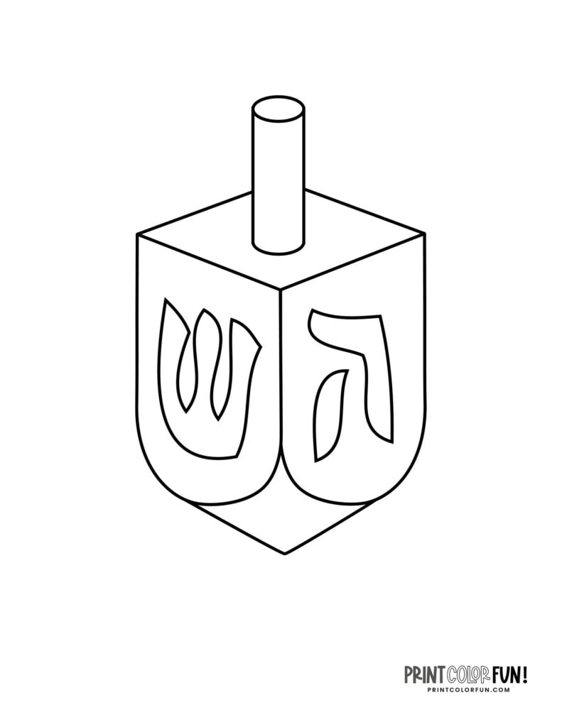 21 Hanukkah coloring pages &amp; menorah clipart, plus info about this ...