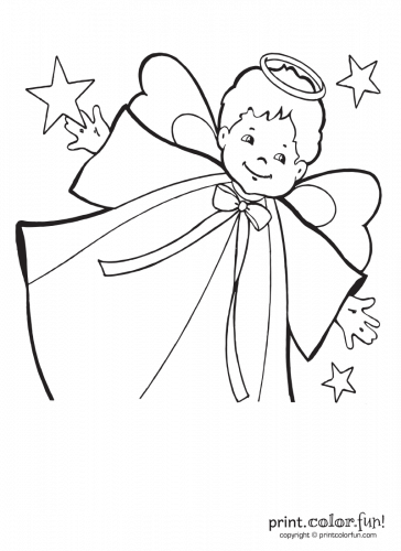 little boy face coloring page