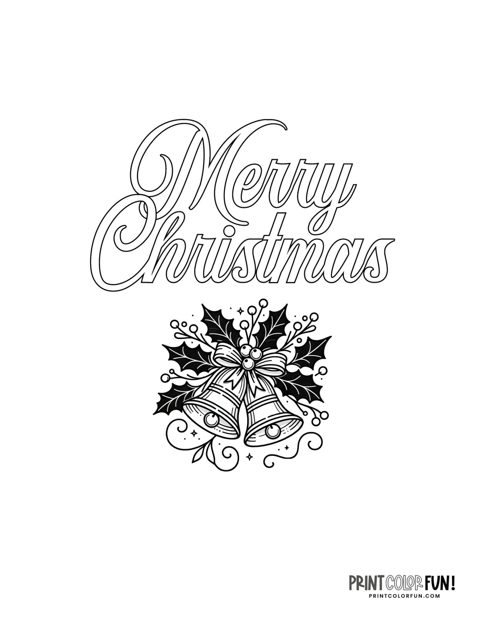 13 Merry Christmas clipart & coloring pages for creative family holiday ...