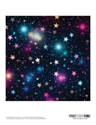 Night star clipart pattern from PrintColorFun com (2)