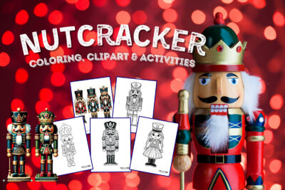 Nutcracker coloring page clipart activities from PrintColorFun com