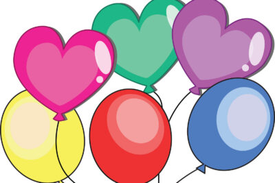 Party balloon coloring pages