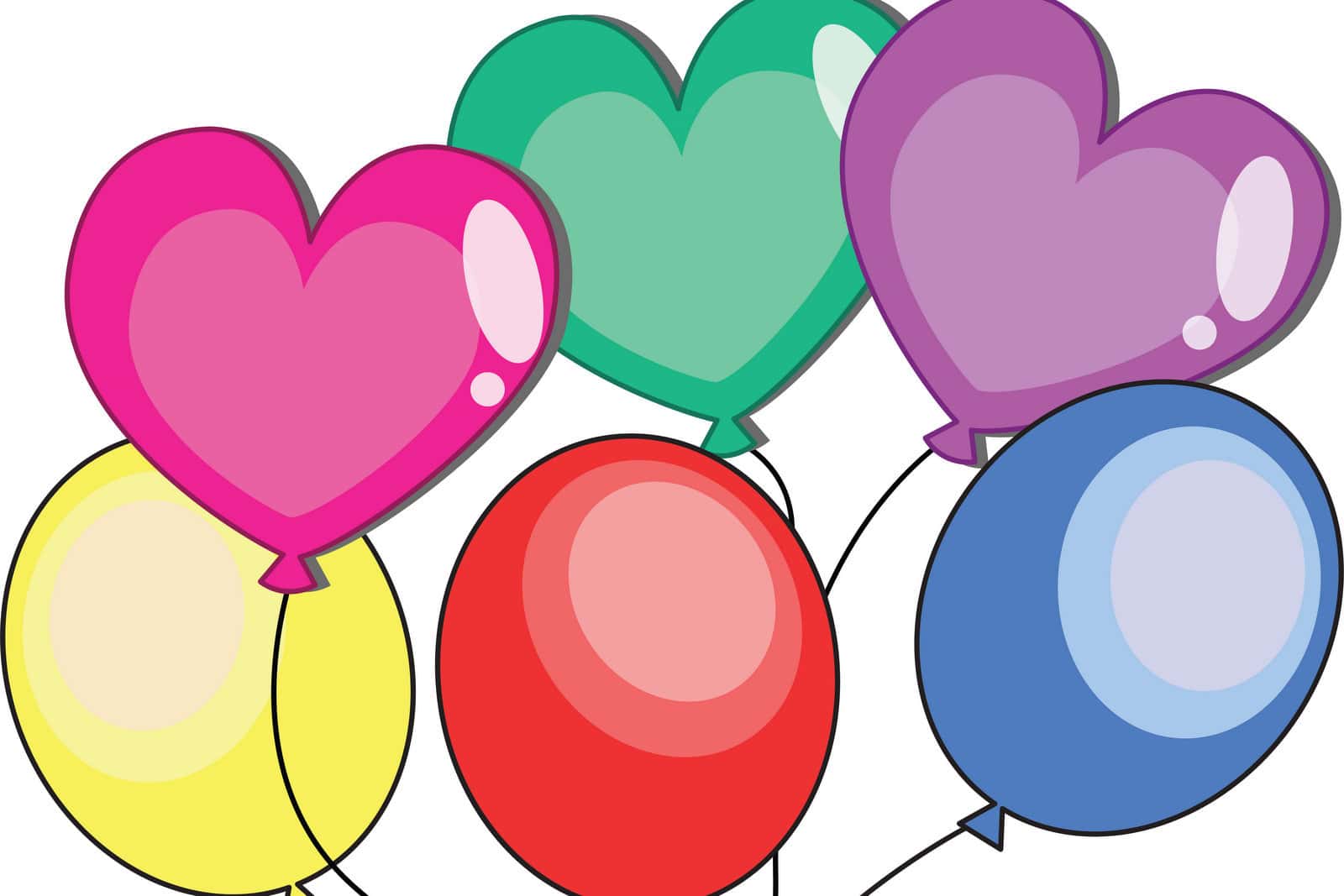 Party Balloon Coloring Pages At PrintColorFun