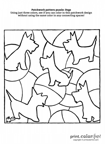 Patchwork-puzzle---Dogs