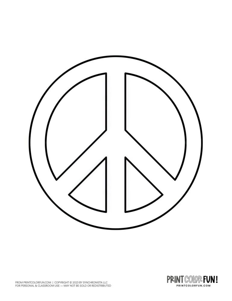 Get inspired with 10+ peace sign drawings and clipart, plus craft and ...