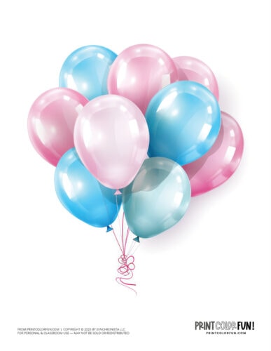 Pink and blue baby shower balloon clipart from PrintColorFun com (1)