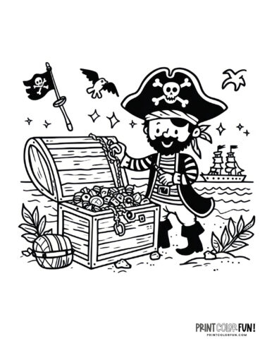 Pirate coloring page from PrintColorFun com (5)