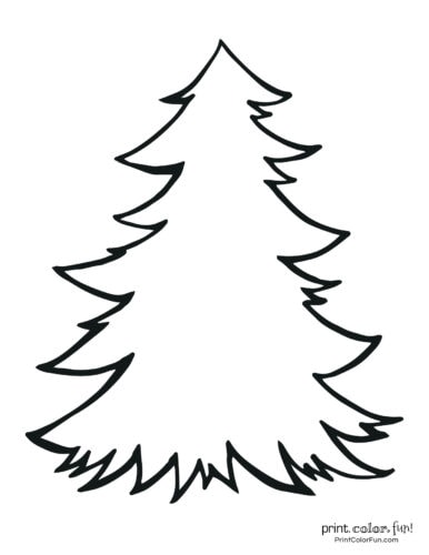 Top 100 Christmas tree coloring pages: The ultimate (free!) printable collection - Print Color Fun!