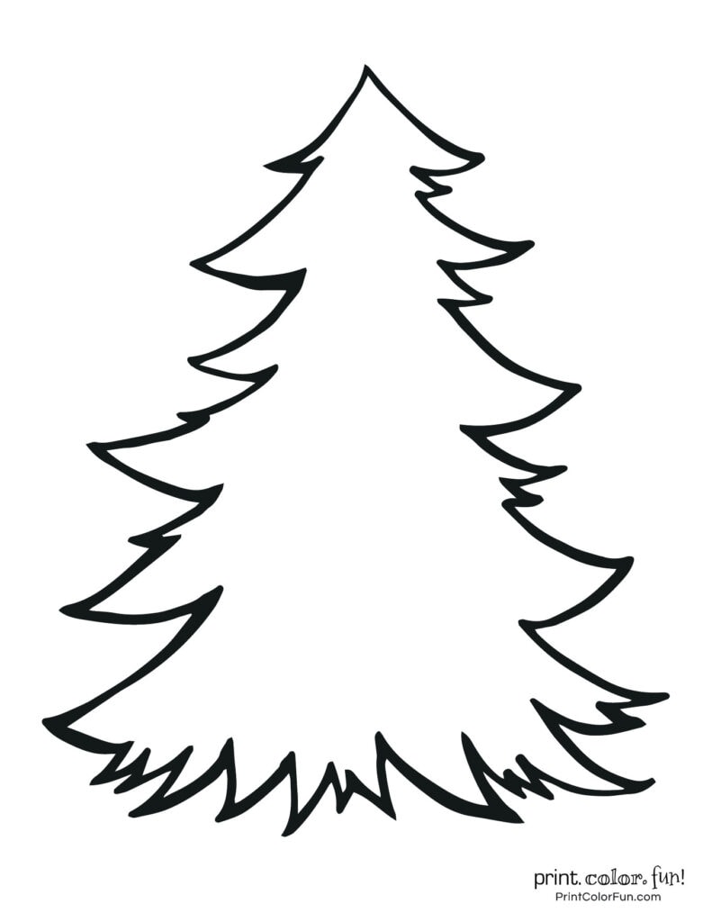 Top 100 Christmas tree coloring pages: The ultimate (free!) printable ...