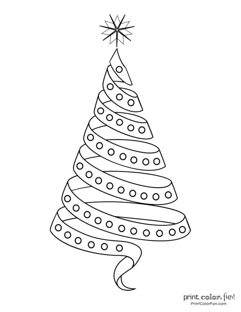 10 Enchanting Christmas Tree Designs for Colouring: Unleash Your Creativity