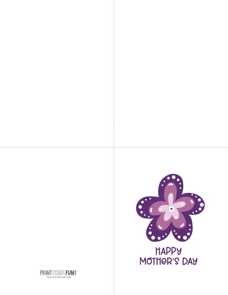Free printable Mother's Day cards with flowers: 12 different designs ...