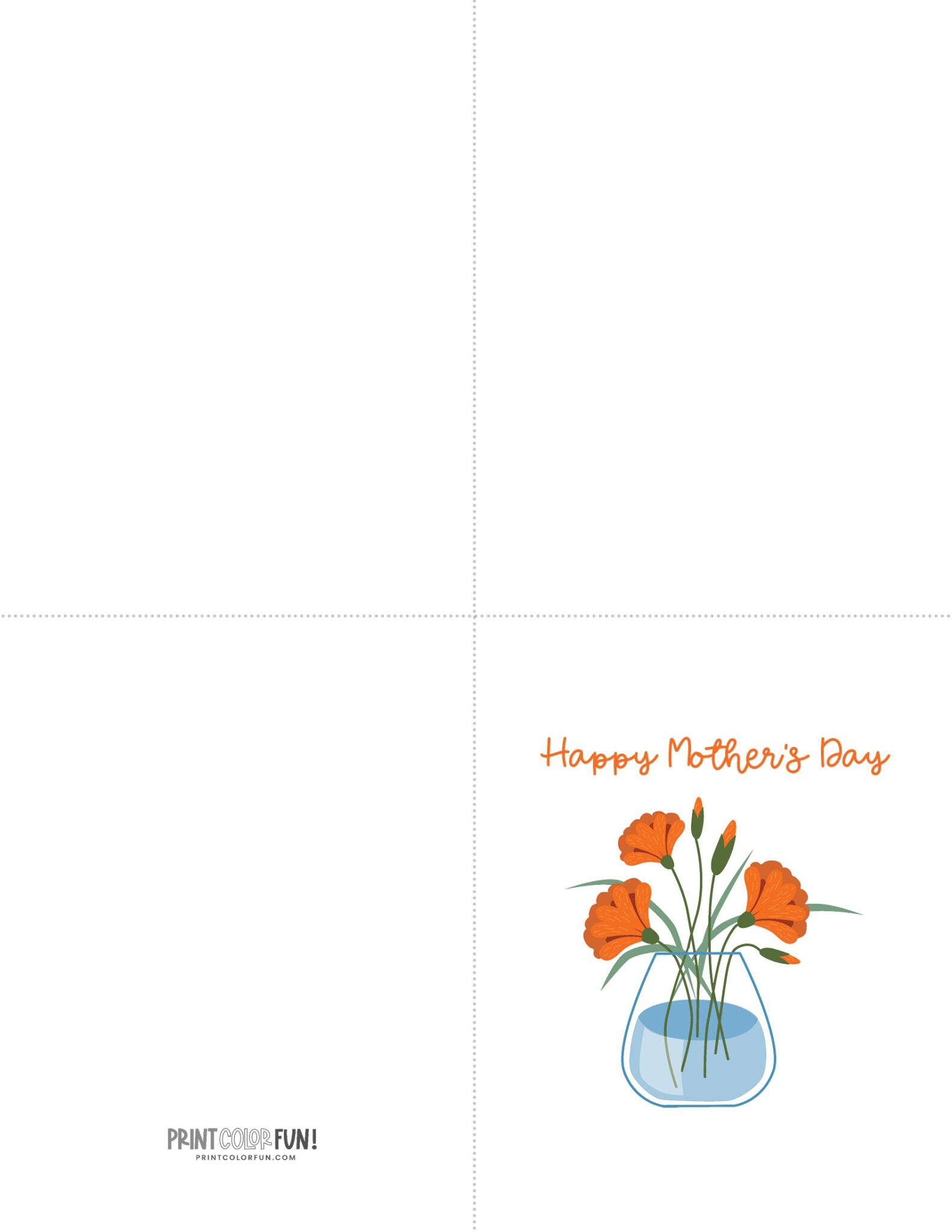Free printable Mother's Day cards with flowers: 12 different designs ...