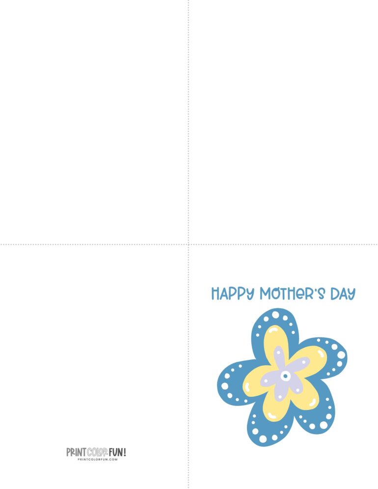Free printable Mother's Day cards with flowers: 12 different designs ...