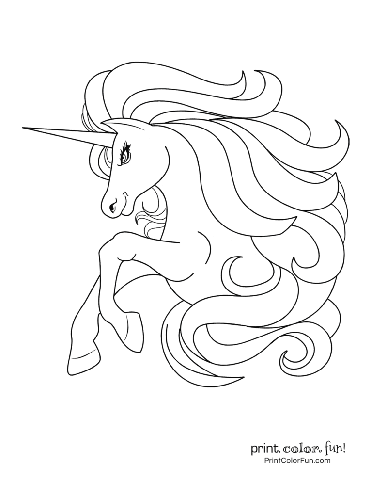 Top 100 magical unicorn coloring pages: The ultimate (free!) printable ...