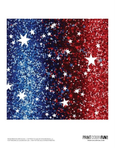 Red white and blue glitter clipart from PrintColorFun com (3)