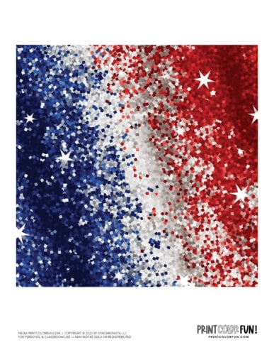 Red white and blue glitter clipart from PrintColorFun com (4)