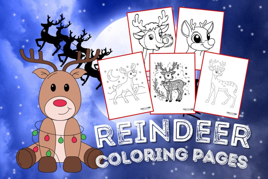 rudolf coloring