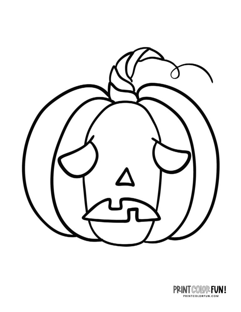 37 Jack-o'lantern coloring pages for Halloween + fun ideas to spice ...