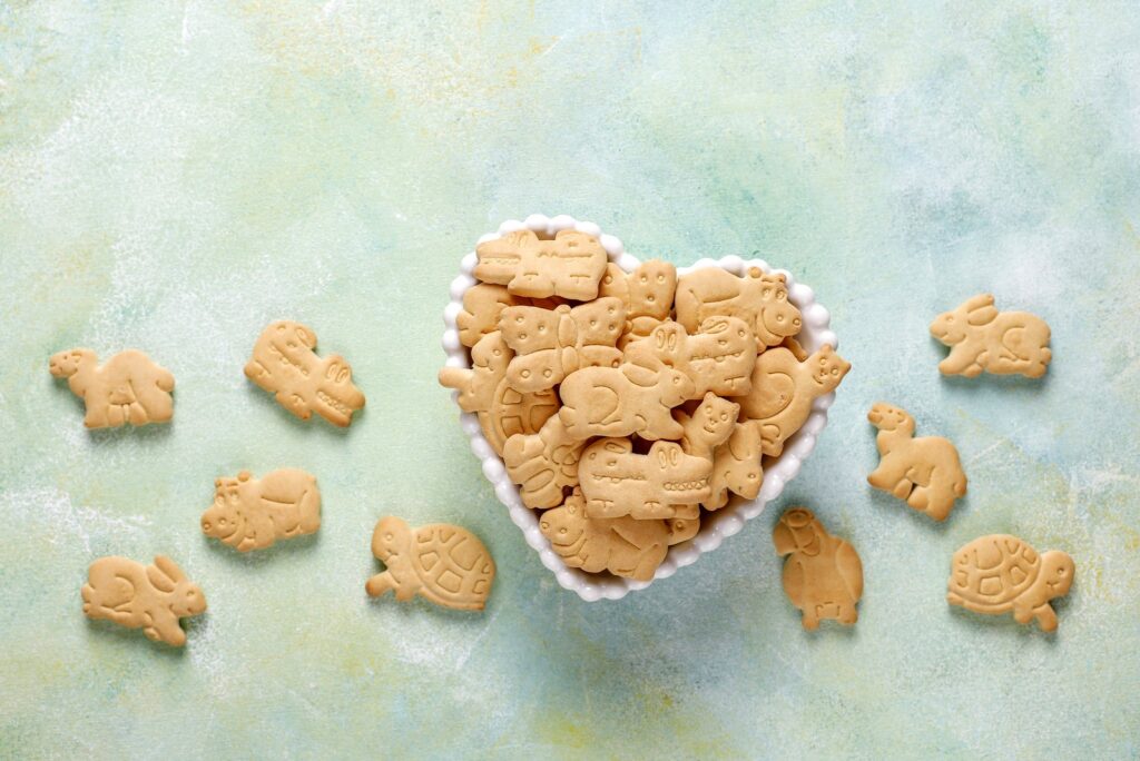 Shaped animal crackers - cookies