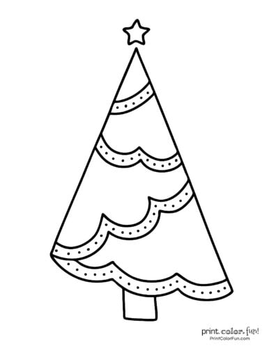 top 100 christmas tree coloring pages the ultimate free