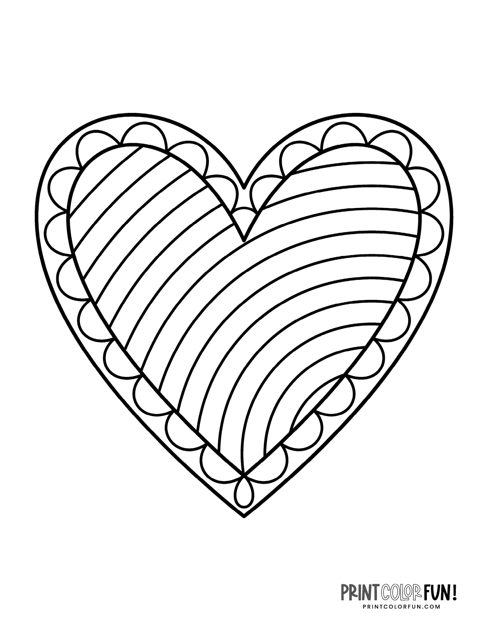 100 Printable Heart Coloring Pages A Huge Collection Of Hearts For 100 Printable Heart Coloring Pages A Huge Collection Of Hearts For