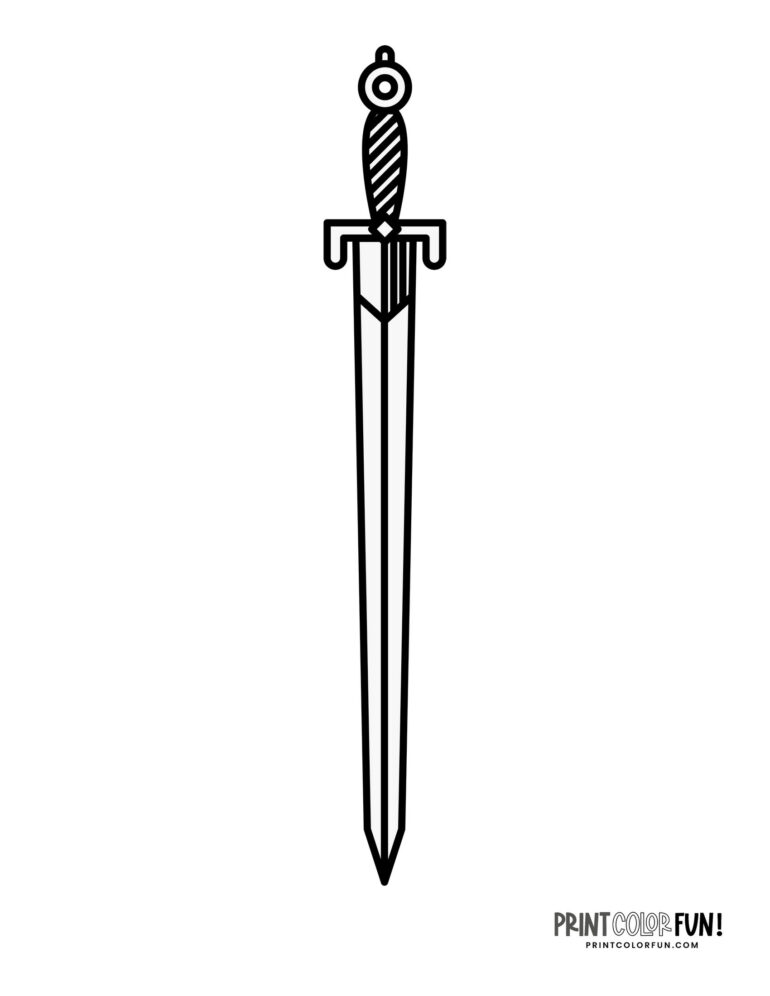 Epic sword drawings & clipart: 10 fun learning activities for young ...