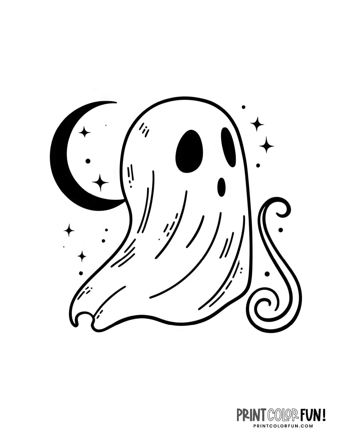 Boo! These 22 ghost coloring pages are your key to spook-tacular fun ...