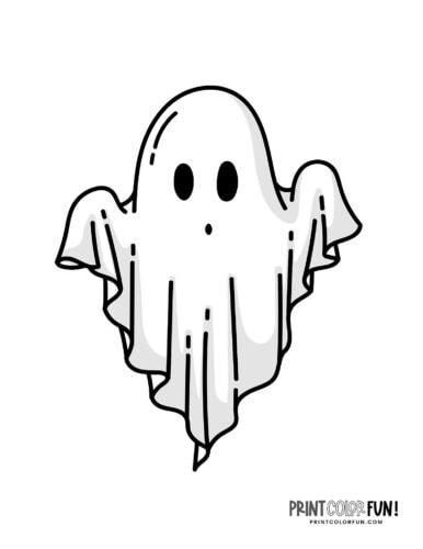 Spooky simple ghost costume for trick-or-treating (1)