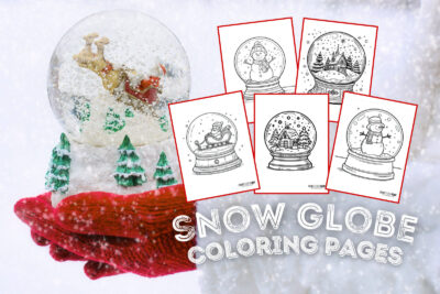 Ssnow globe coloring pages for kids and adults at PrintColorFun com