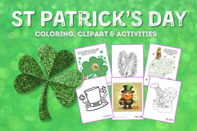 St Patrick's Day coloring and activities at PrintColorFun com