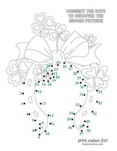 St Patrick's Day connect the dots puzzle (2)