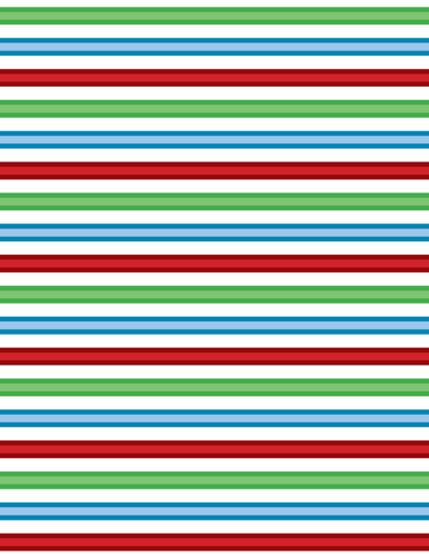 Striped Christmas wrapping - RBG horizontal - PrintColorFun com