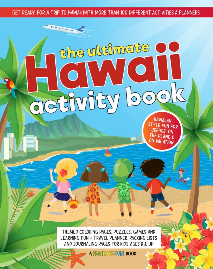 The Ultimate Hawaii Activity Book Nancy J Price - PrintColorFun