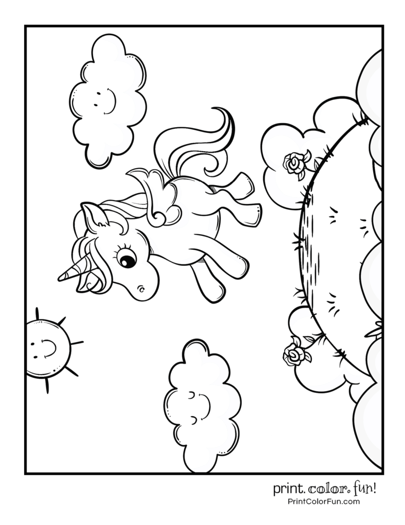 Top 100 magical unicorn coloring pages: The ultimate (free!) printable ...