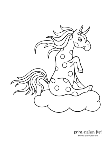 Unicorn coloring pages printable