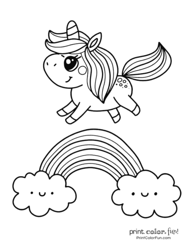 Featured image of post Pictures Of Unicorns To Color