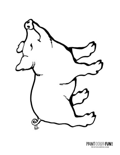 Wilbur the pig coloring page - PrintColorFun com