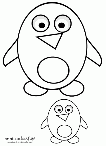 Cartoon penguins